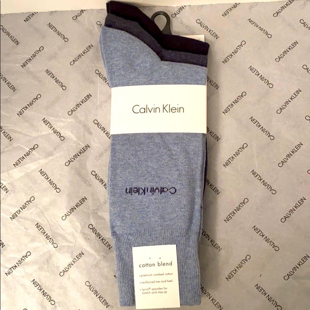 Calvin Klein 3 pack men dress socks
